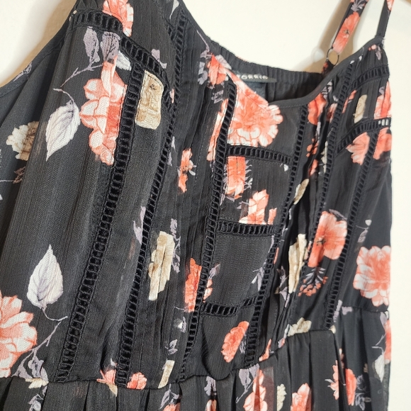 Torrid Pink and Black Sleeveless Maxi Sundress - Picture 14 of 16